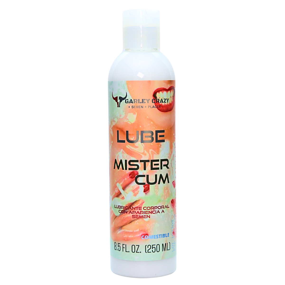 GARLEY CRAZY LUBE MISTER CUM 8.5FL.OZ/250ML LUBRICANTE TIPO SEMEN ARTIFICIAL