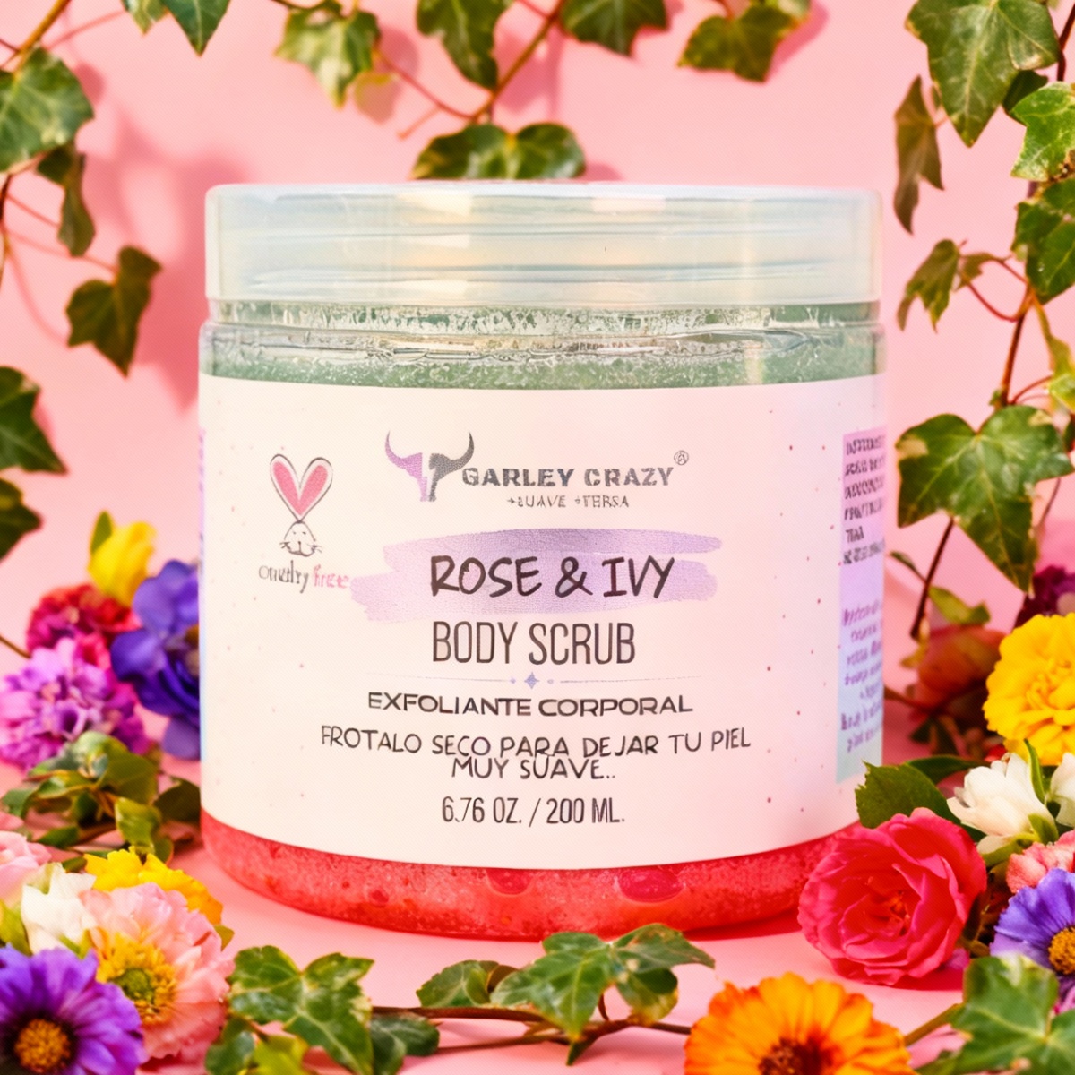 Exfoliante Corporal Rose & Ivy Body Scrub 200ml - Imagen 3