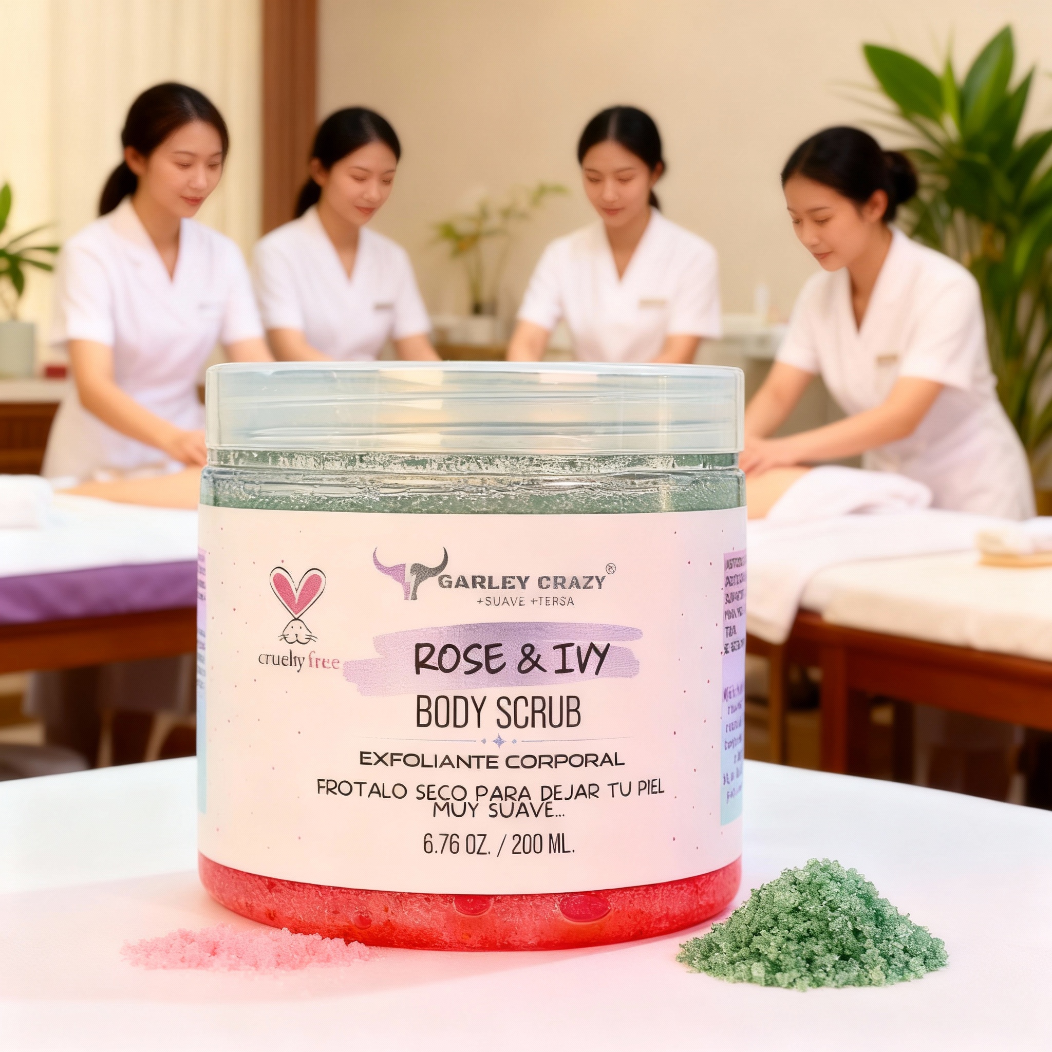 Exfoliante Corporal Rose & Ivy Body Scrub 200ml - Imagen 2